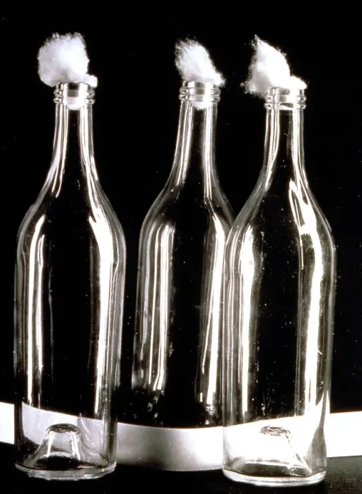 Impresión enmarcada : Tre bottiglie di vino Impresión enmarcada : Tre bottiglie di vino