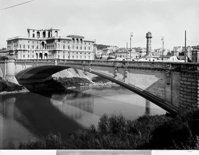 Stampa con cornice : Il Ponte del Risorgimento a Roma Stampa con cornice : Il Ponte del Risorgimento a Roma