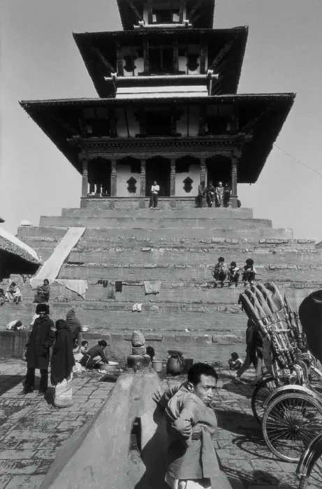 Gerahmter Druck : Buddhistische Tempelanlage in Peking