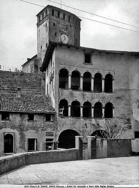 Castle of the Queen and the Clock Tower in Asolo Our beautiful