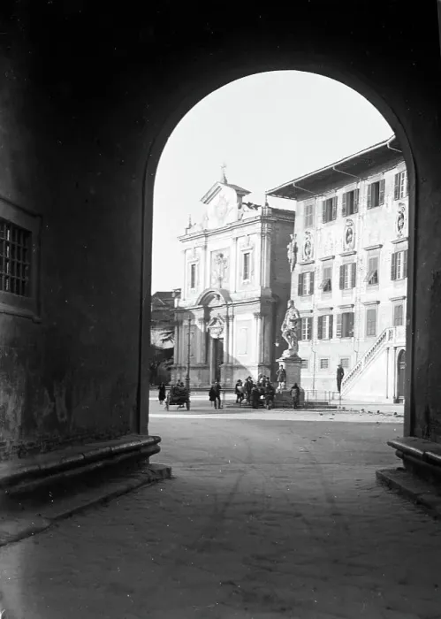 Stampa con cornice : Piazza dei Cavalieri, Pisa