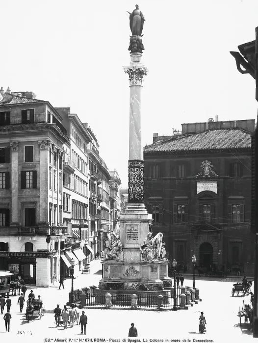 Stampa con cornice : Piazza di Spagna