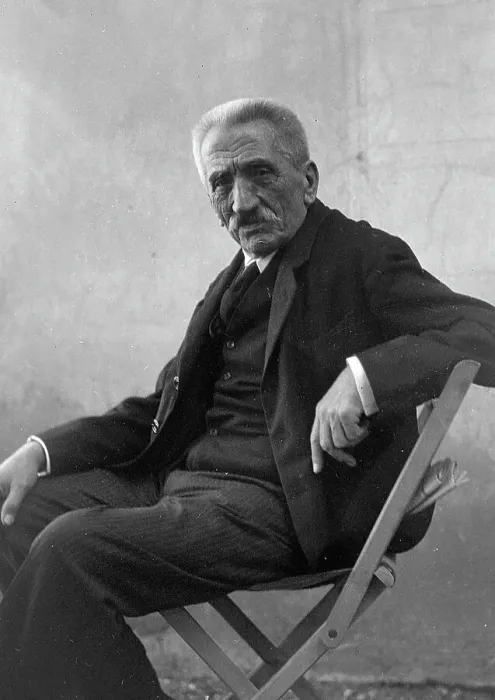 Gerahmter Druck : Ein alter Herr