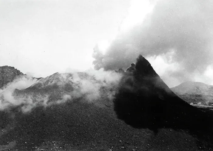 Stampa con cornice : Vesuvio. L'eruzione del Vesuvio