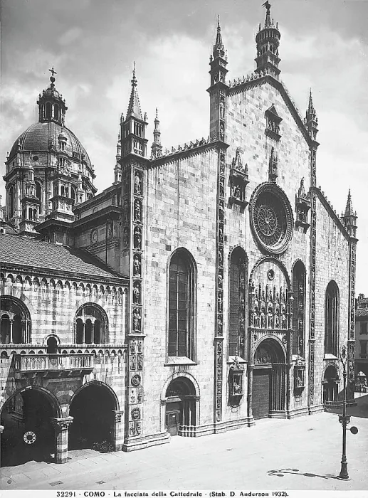 Stampa con cornice : Facciata della cattedrale di Como