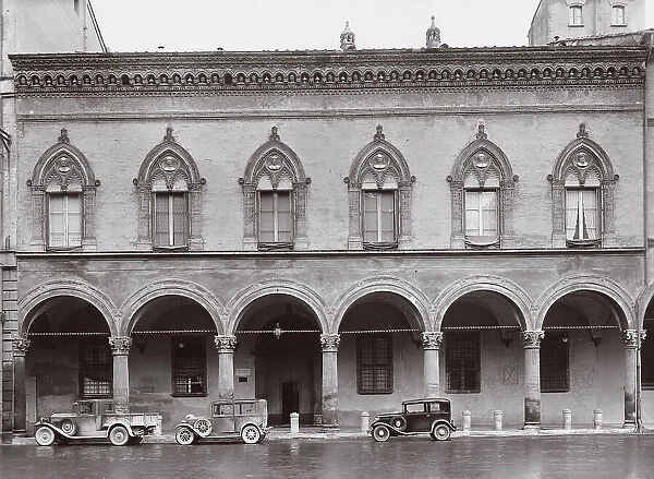 Facade of Palazzo Isolani on Via Santo Stefano in Bologna