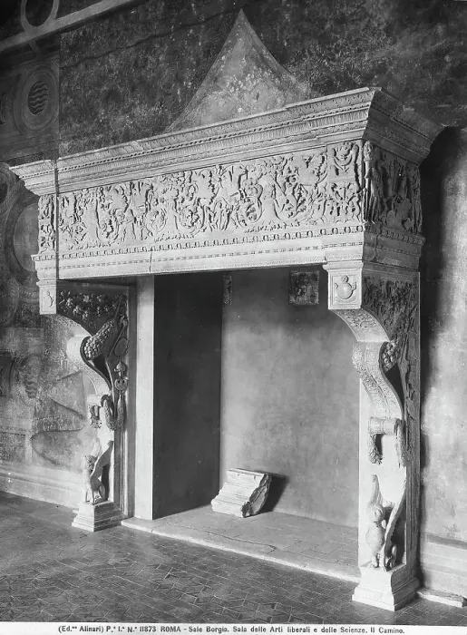 Stampa con cornice : Musei Vaticani, Appartamenti Borgia, Sala delle Arti Liberali e delle Scienze