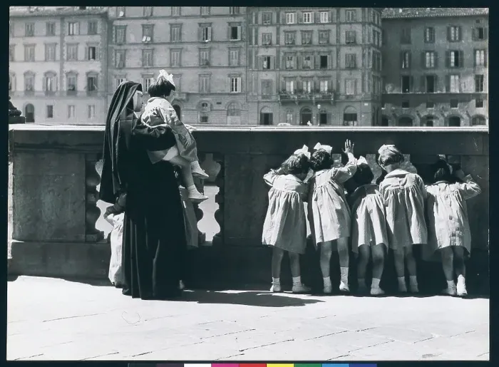 Gerahmter Druck : Blick auf den Arno in Florenz Gerahmter Druck : Blick auf den Arno in Florenz