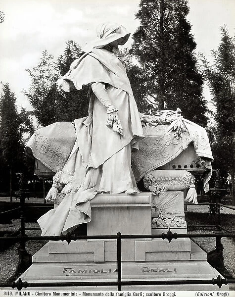 The Gerli family tomb sculpted by Giovanni Broggi Our beautiful