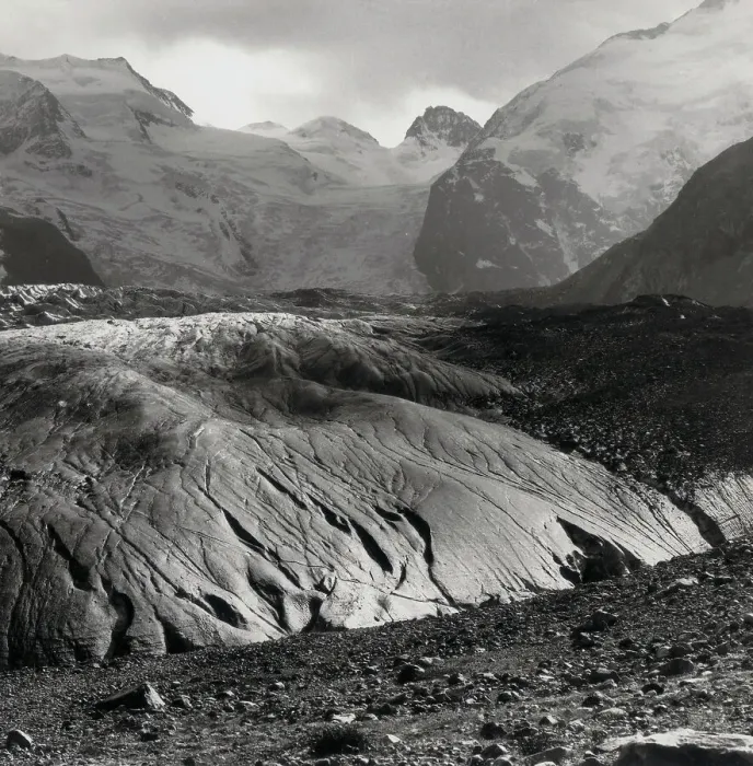 Stampa con cornice : Ghiacciaio