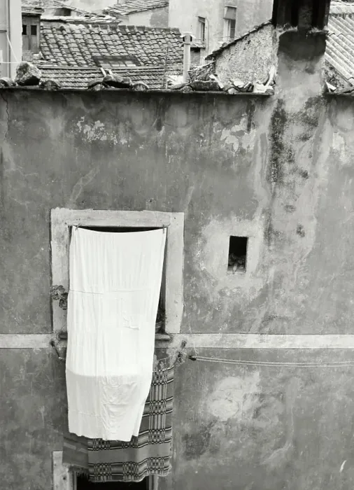 Stampa con cornice : Panni stesi Stampa con cornice : Panni stesi