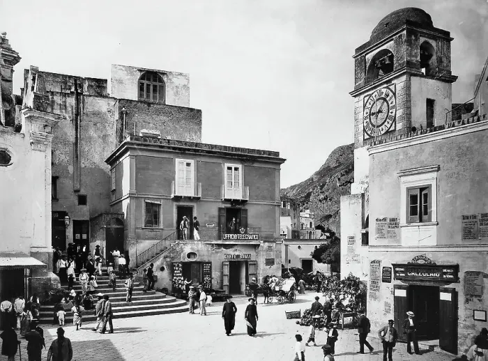 Impresión enmarcada : Piazza Principal de Capri