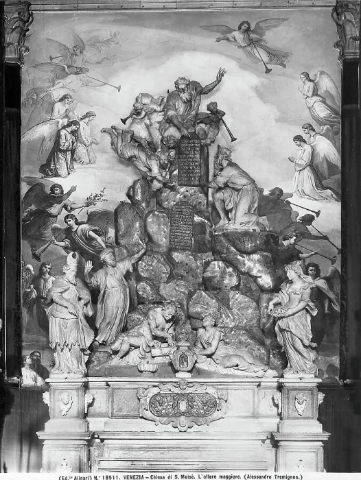 Stampa con cornice : Chiesa di S. Moise