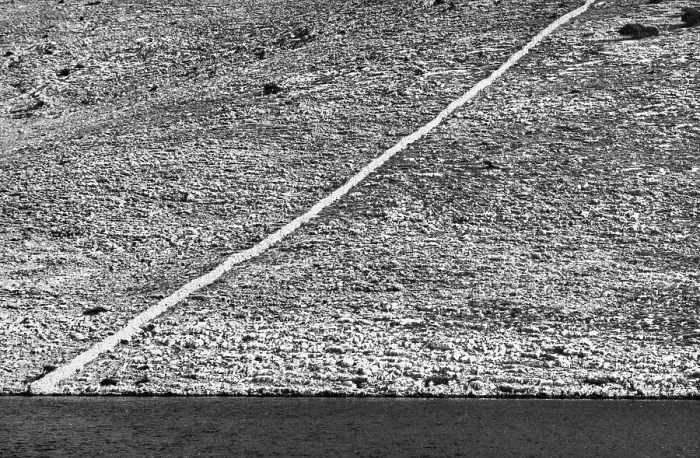 Gerahmter Druck : Berglandschaft