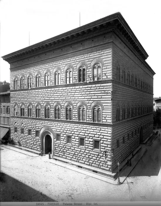 Impresión enmarcada : Palazzo Strozzi en Florencia Impresión enmarcada : Palazzo Strozzi en Florencia