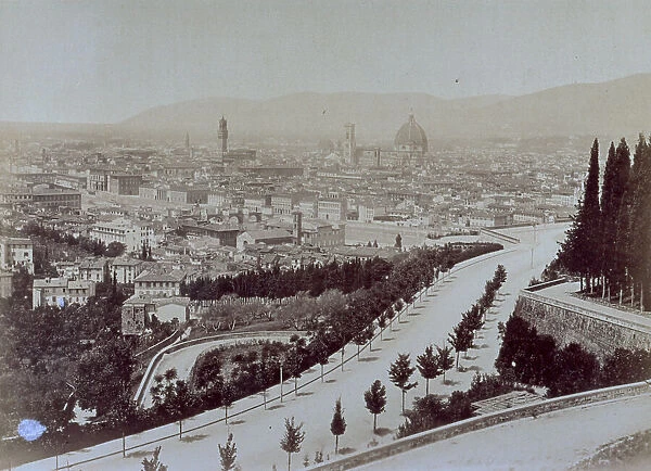 Panorama of Florence from the hill of San Miniato