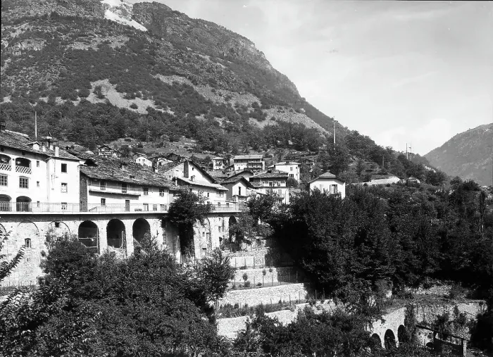 Stampa con cornice : Chatillon. Veduta panoramica di Chatillon Stampa con cornice : Chatillon. Veduta panoramica di Chatillon