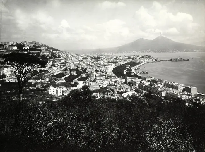 Impresión enmarcada : Vomero. Vista panorámica de Nápoles