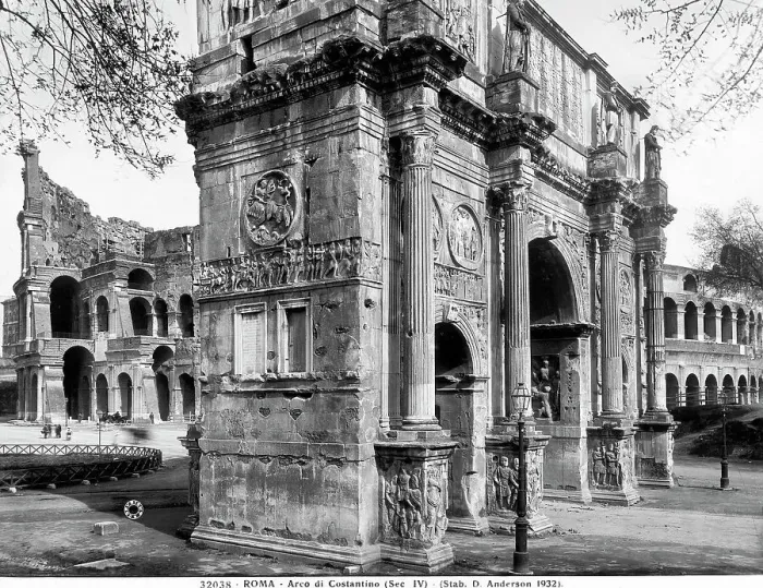 Stampa con cornice : Scorcio dell'Arco di Costantino a Roma Stampa con cornice : Scorcio dell'Arco di Costantino a Roma
