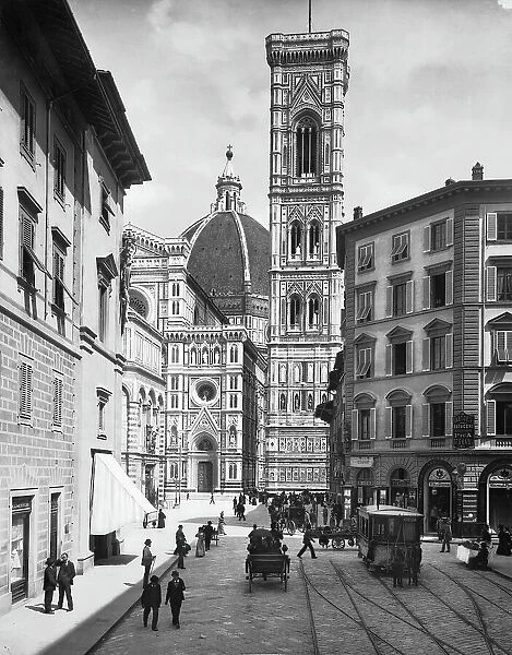 Via de Pecori and Piazza del Duomo in Florence