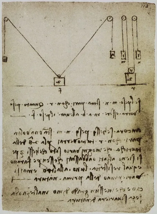 Stampa con cornice : Alcuni quesiti di fisica; scritto appartenente al Codice Forster II Stampa con cornice : Alcuni quesiti di fisica; scritto appartenente al Codice Forster II