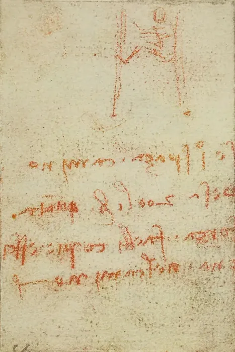 Stampa con cornice : Quesiti di fisica; scritto appartenente al Codice Forster III