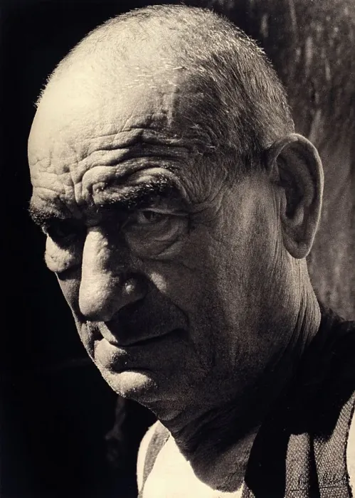 Stampa con cornice : Ritratto di uomo anziano