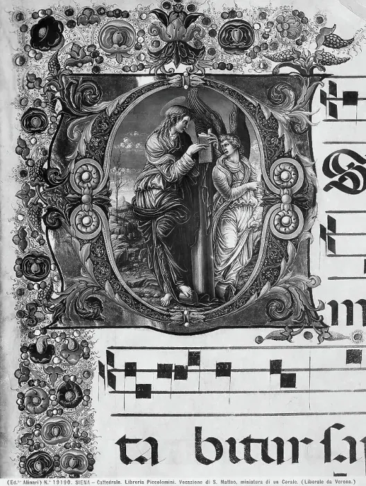 Stampa con cornice : Biblioteca Piccolomini