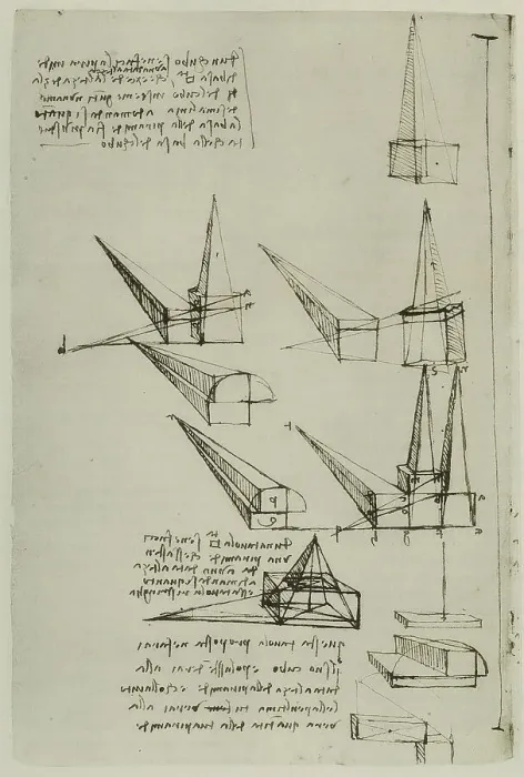 Impression encadrée : Études de géométrie avec cubes et pyramides, écrit par Léonard de Vinci, Codice Arundel 263, c.182v, British Museum de Londres. Impression encadrée : Études de géométrie avec cubes et pyramides, écrit par Léonard de Vinci, Codice Arundel 263, c.182v, British Museum de Londres.