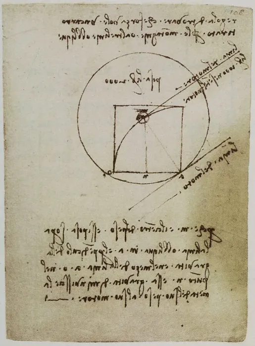 Stampa con cornice : Studi di fisica con alcuni esempi pratici; scritto appartenente al Codice Forster II Stampa con cornice : Studi di fisica con alcuni esempi pratici; scritto appartenente al Codice Forster II