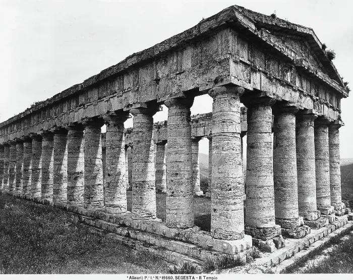 Impresión enmarcada : Segesta. El Templo de Segesta