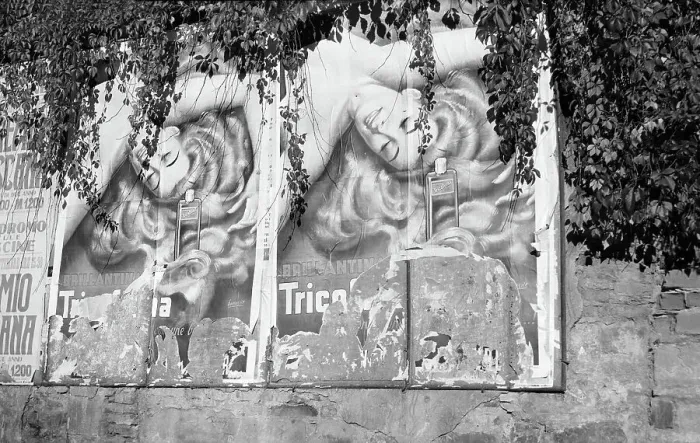 Stampa con cornice : Manifesti strappati, Firenze Stampa con cornice : Manifesti strappati, Firenze