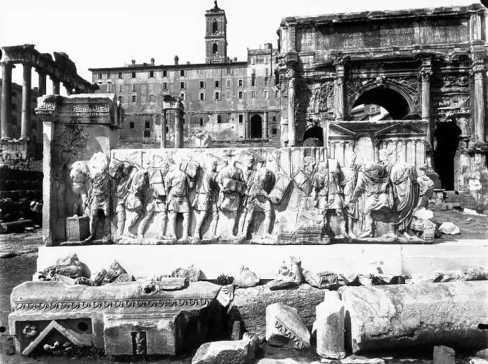 Stampa con cornice : Foro Romano, Curia Stampa con cornice : Foro Romano, Curia