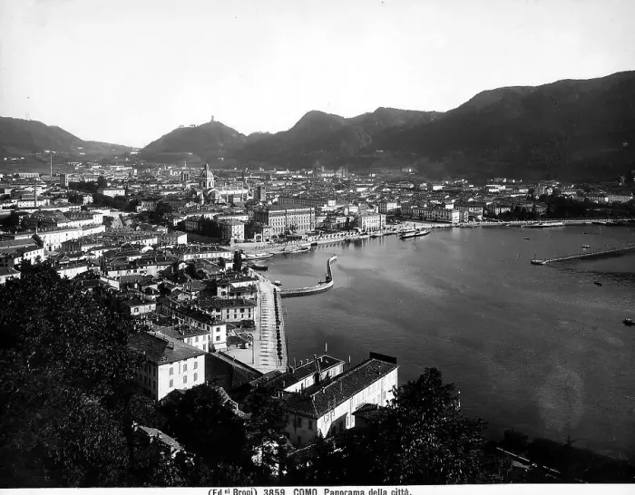 Impresión enmarcada : Panorama de Como