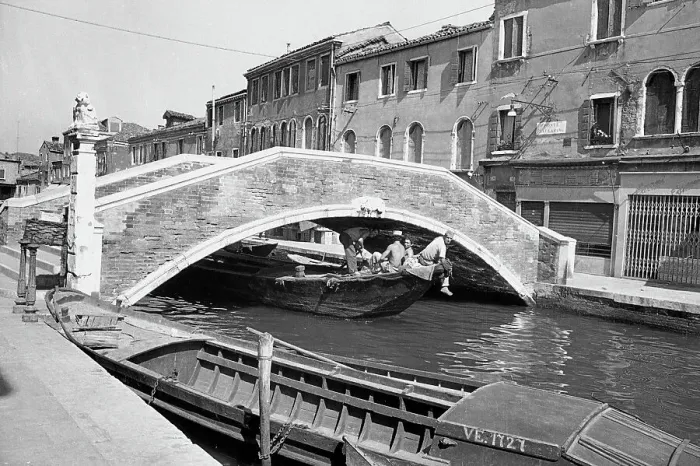 Stampa con cornice : Murano. Scorcio di Murano