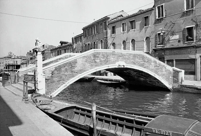 Stampa con cornice : Murano. Scorcio di Murano