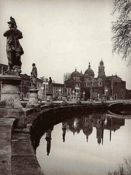 View of Padua with the Basilica of Sant'Antonio, also known as the Basilica del Santo