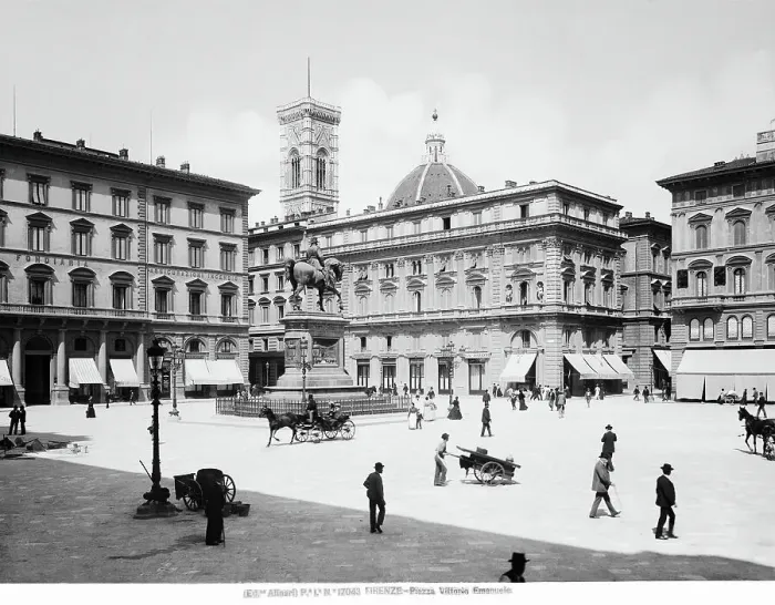 Stampa con cornice : Piazza della Repubblica