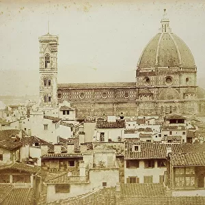 Side view of the Duomo of Santa Maria del Fiore in Florence