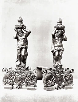 Images Dated 15th February 2008: 17th century andirons