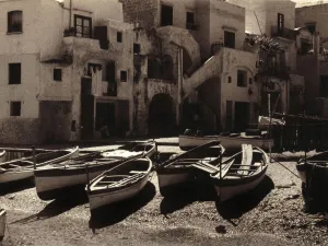 La isla de Capri en la costa amalfitana.