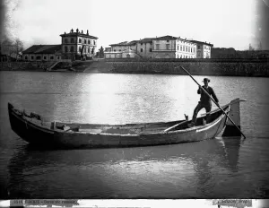 Firenze Stampe: Renaiolo sull'Arno a Firenze