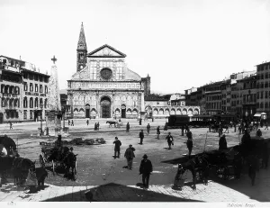 Firenze Stampe: Piazza Santa Maria Novella, Firenze