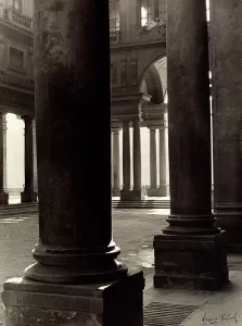 Firenze Stampe: Portico della Galleria degli Uffizi, Firenze