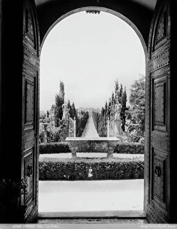 Images Dated 14th June 2011: The access road to the Villa 'La Pietra' in Florence, now seat of the Acton Collection