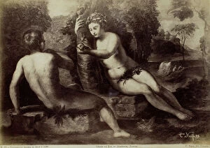 Images Dated 25th January 2011: Adam and Eve, oil on canvas, Jacopo Robusti known as Tintoretto (1519-1594)