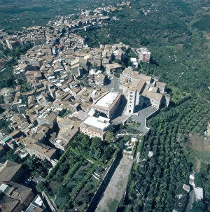 Images Dated 19th December 2007: Aerial view of Anagni