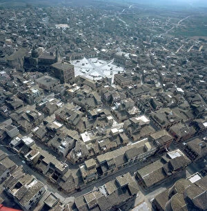 Images Dated 17th December 2007: Aerial view of Grammichele