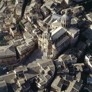 Images Dated 17th December 2007: Aerial view of Ragusa