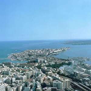 Images Dated 17th December 2007: Aerial view of Siracusa